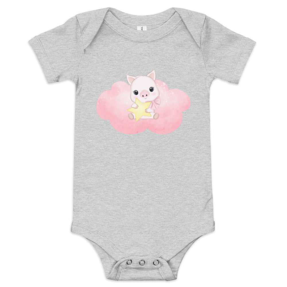 Baby piggy short sleeve one piece