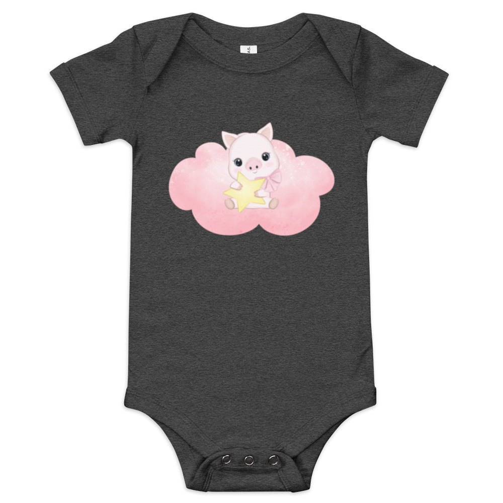 Baby piggy short sleeve one piece