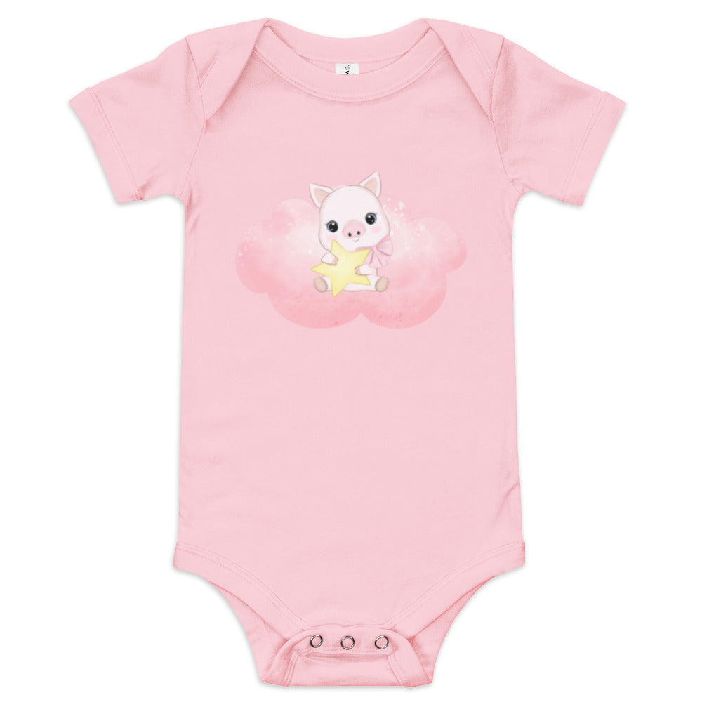 Baby piggy short sleeve one piece