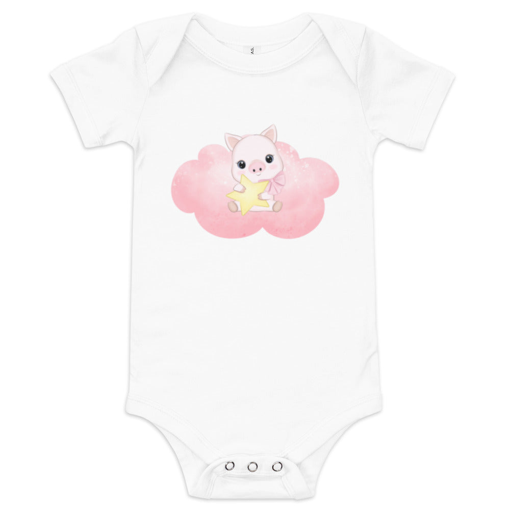 Baby piggy short sleeve one piece