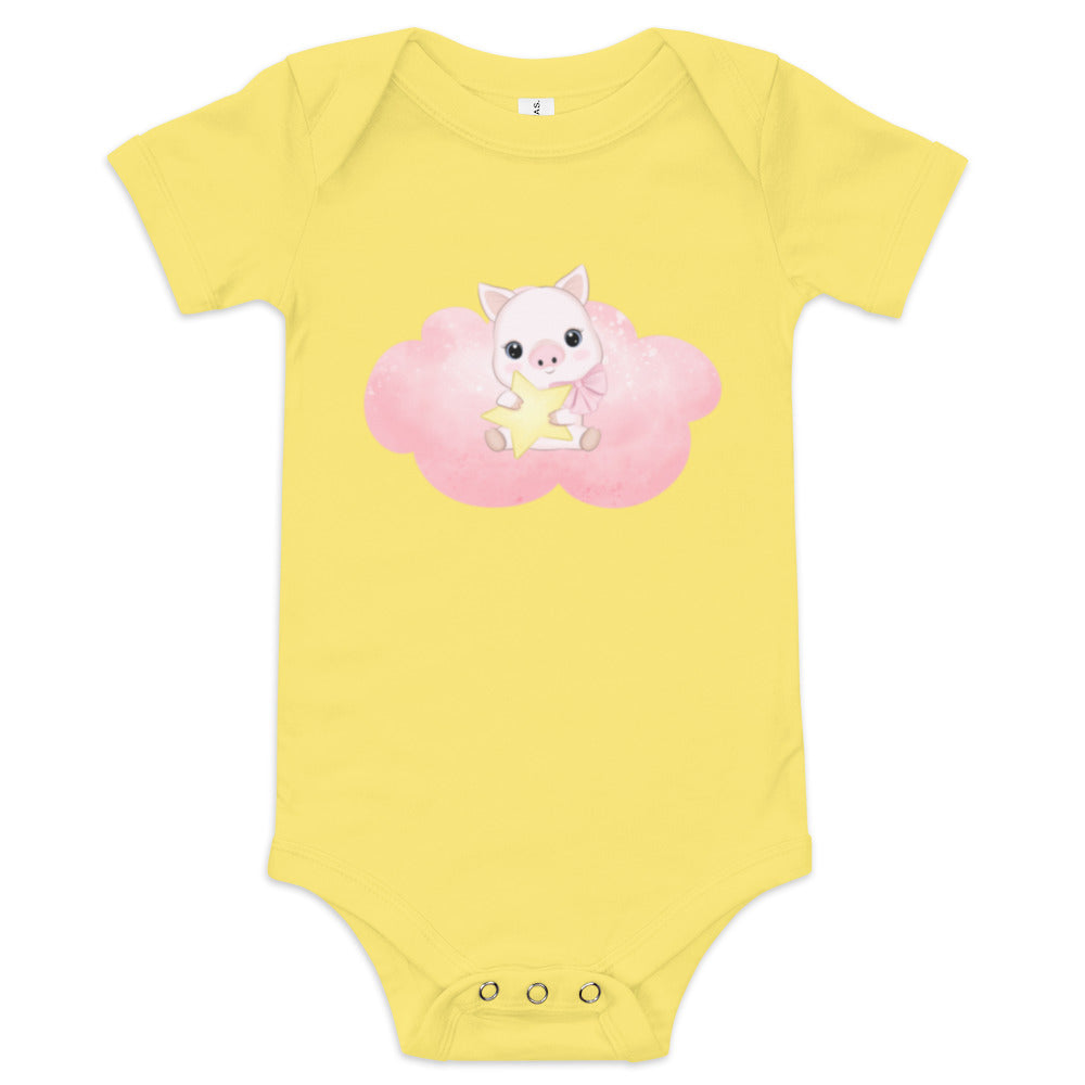 Baby piggy short sleeve one piece