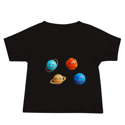 Baby Jersey Short Sleeve planets Tee