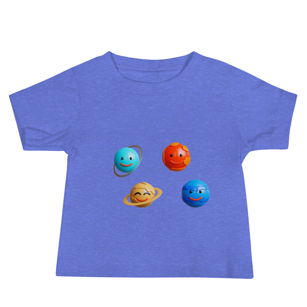 Baby Jersey Short Sleeve planets Tee