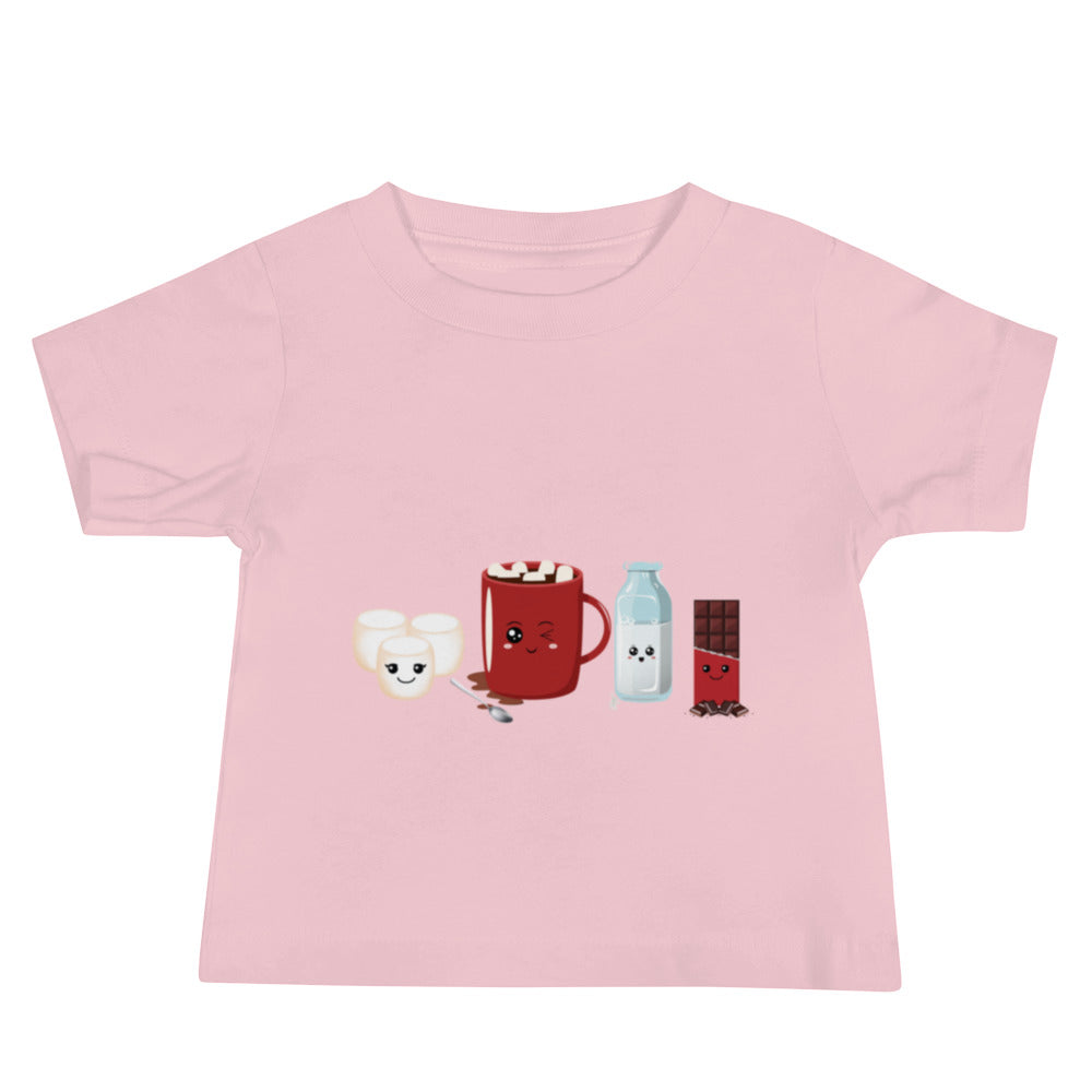 Baby Jersey Short Sleeve hot chocolate Tee