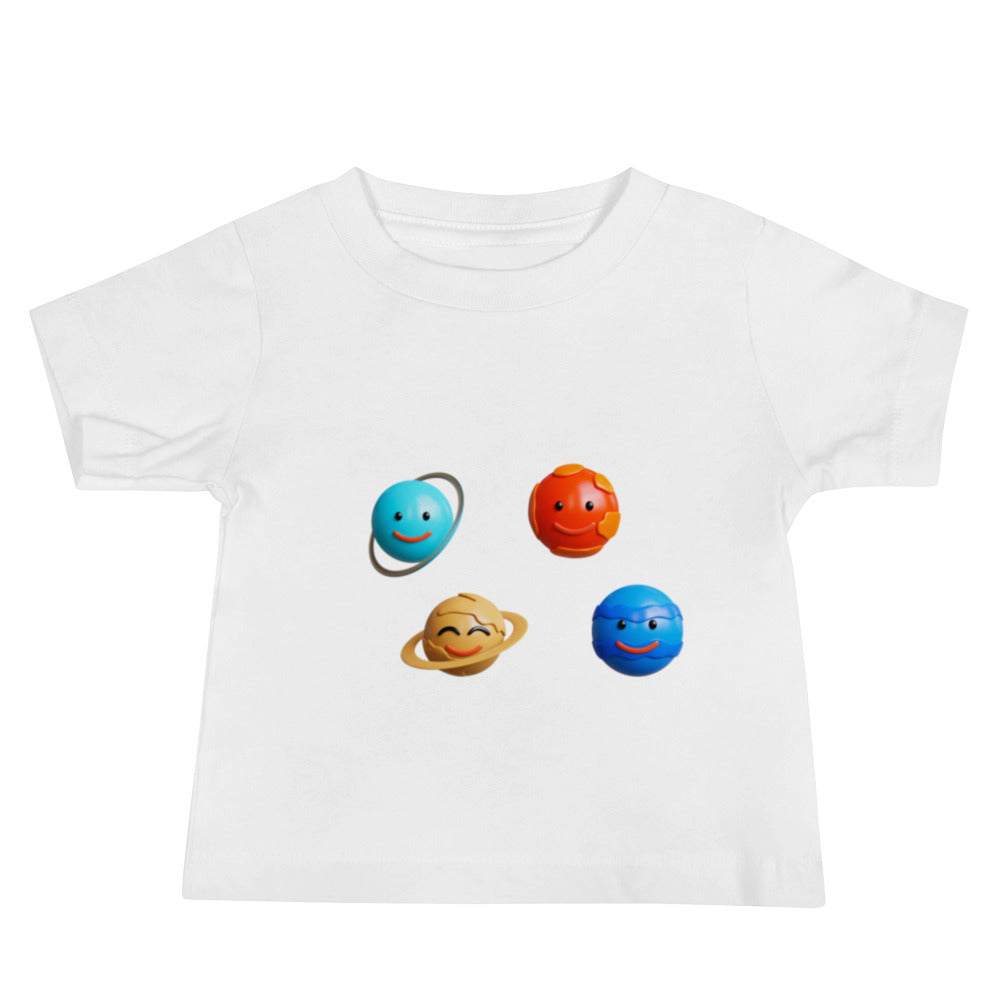 Baby Jersey Short Sleeve planets Tee