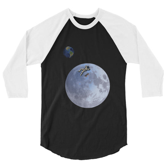 3/4 sleeve raglan moon shirt