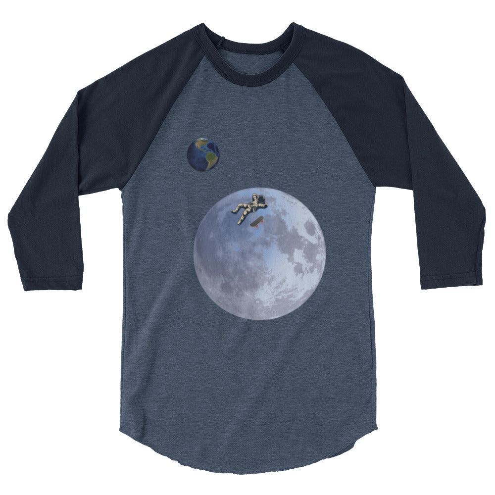 3/4 sleeve raglan moon shirt