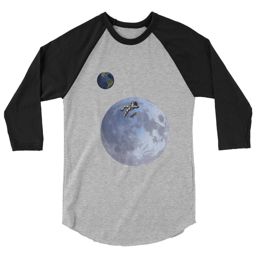 3/4 sleeve raglan moon shirt