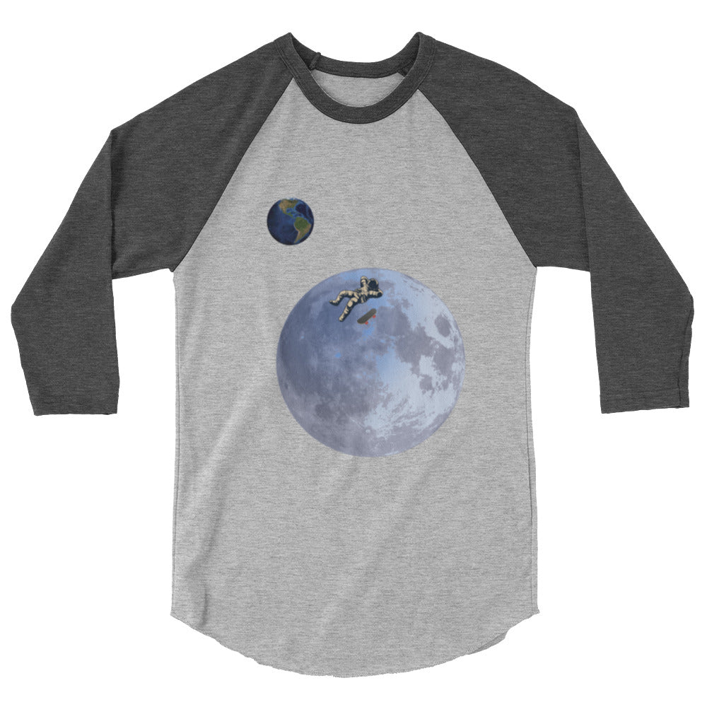 3/4 sleeve raglan moon shirt