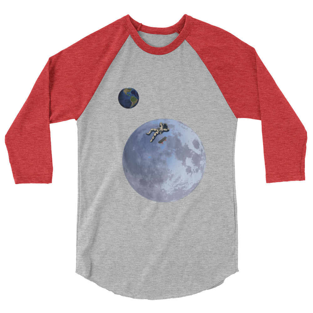 3/4 sleeve raglan moon shirt